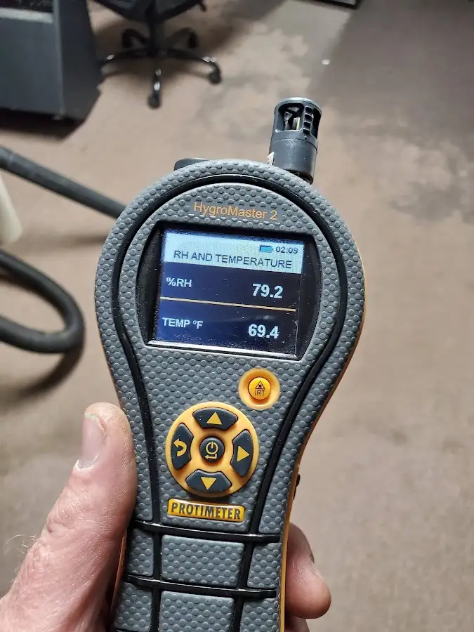 Moisture meter humidity assessment for Fire & Smoke Damage Restoration in Siesta Key